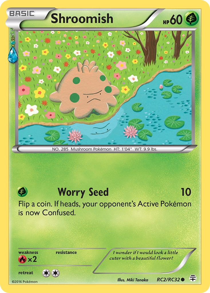 Shroomish – Generations RC2/RC32 Pokémon card