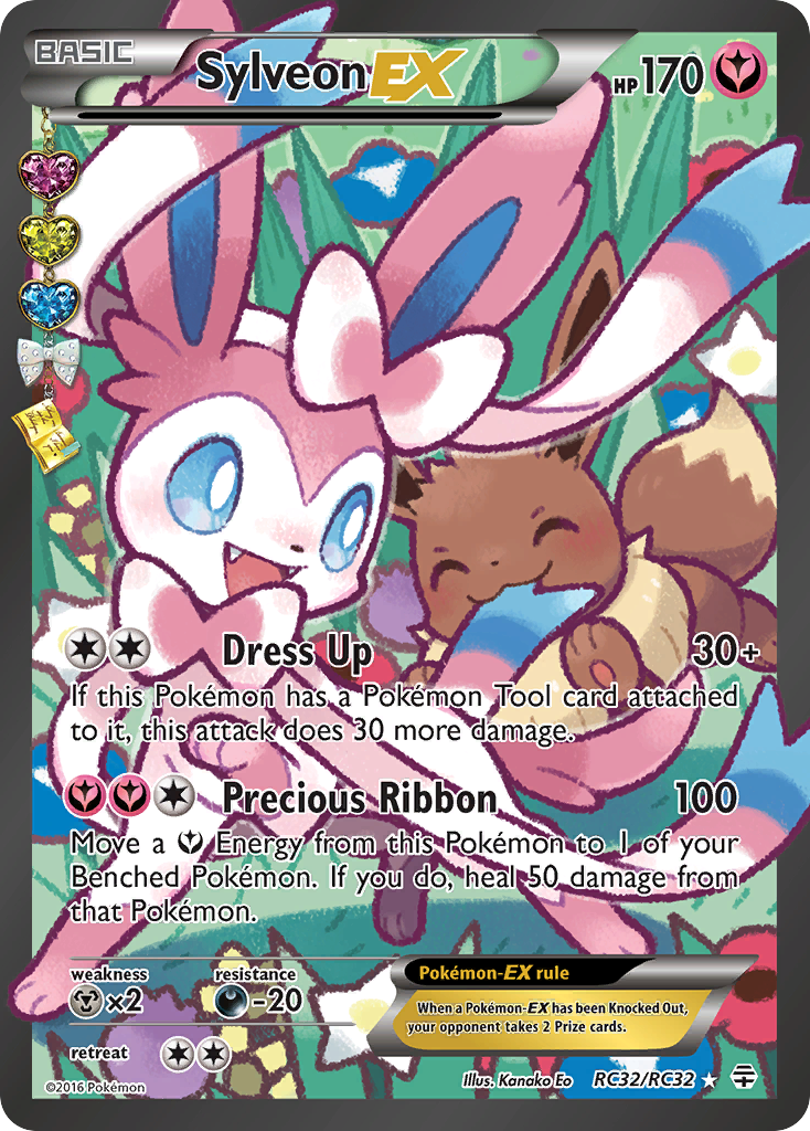 Sylveon-EX – Generations RC32/RC32 Pokémon card
