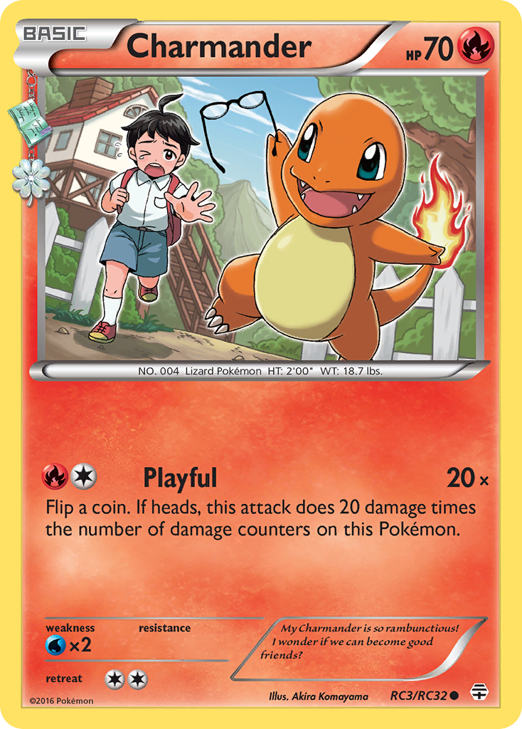 Charmander – Generations RC3/RC32 Pokémon card