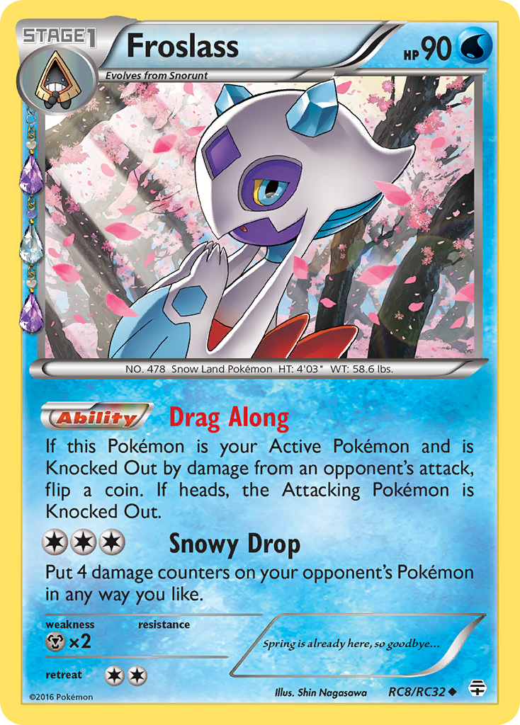 Froslass – Generations RC8/RC32 Pokémon card