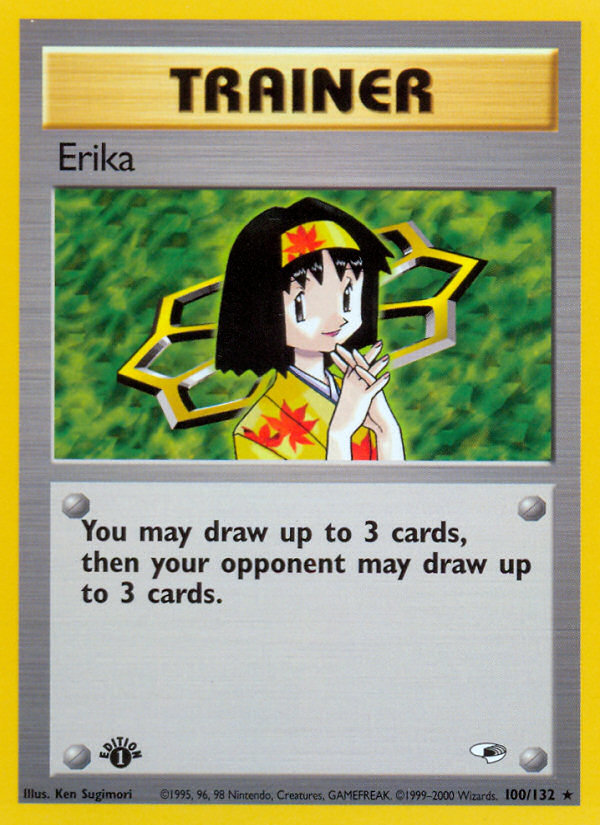 Erika – Gym Heroes 100/132 Pokémon card