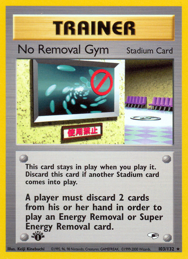 No Removal Gym – Gym Heroes 103/132 Pokémon card