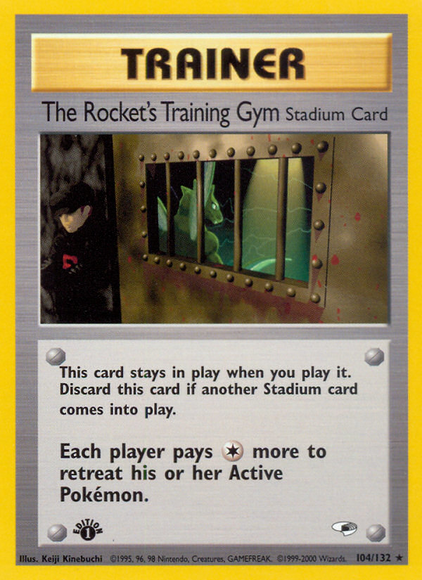 The Rocket's Training Gym – Gym Heroes 104/132 Pokémon card