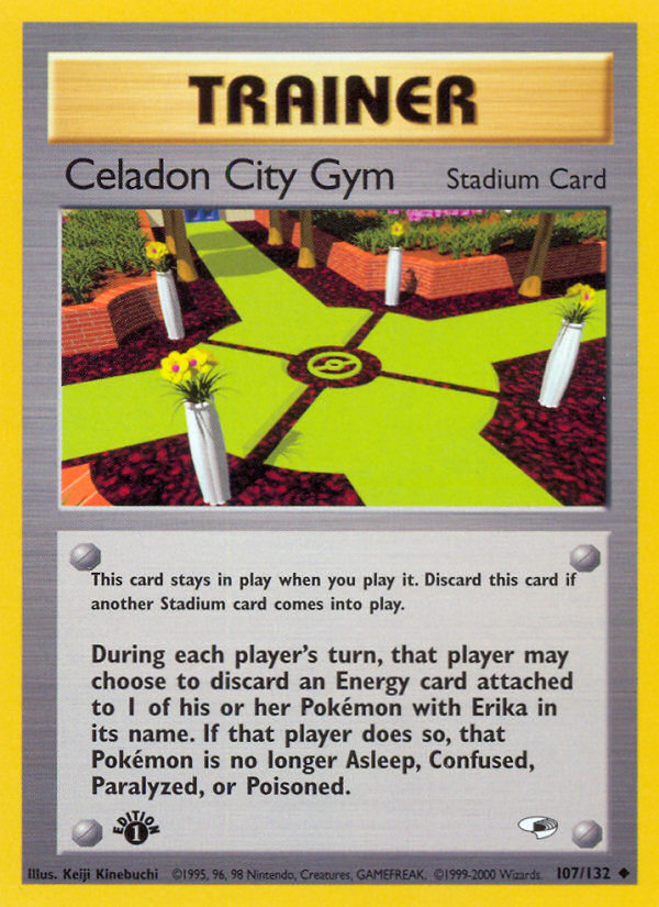 Celadon City Gym – Gym Heroes 107/132 Pokémon card