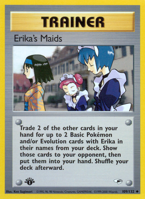 Erika's Maids – Gym Heroes 109/132 Pokémon card