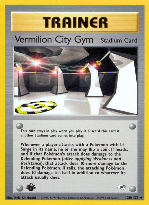 Vermilion City Gym – Gym Heroes 120/132 Pokémon card