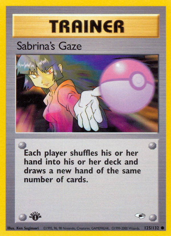 Sabrina's Gaze – Gym Heroes 125/132 Pokémon card