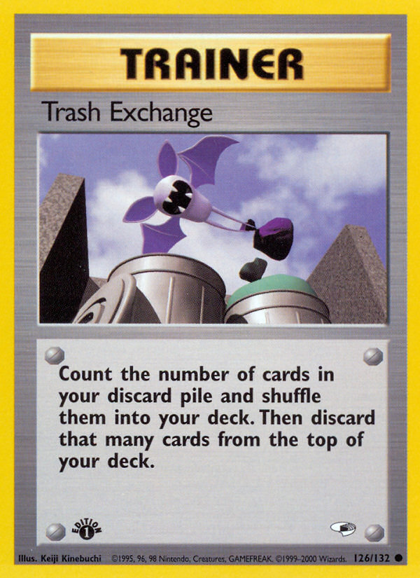 Trash Exchange – Gym Heroes 126/132 Pokémon card