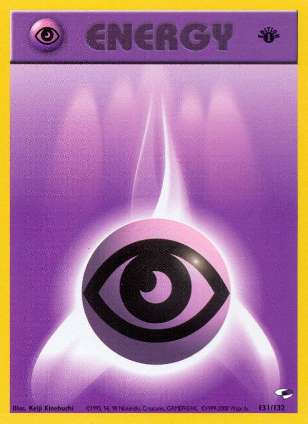 Psychic Energy – Gym Heroes 131/132 Pokémon card