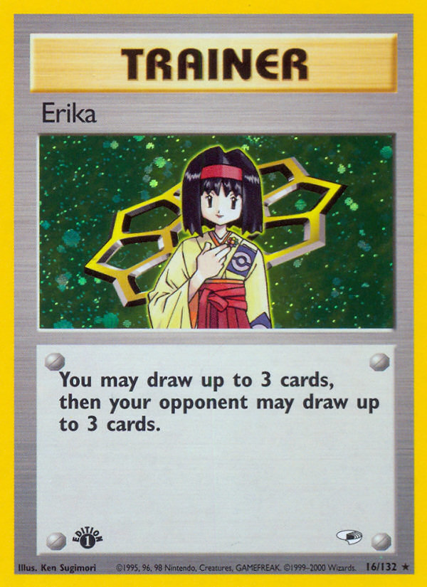 Erika – Gym Heroes 16/132 Pokémon card