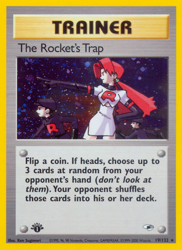 The Rocket's Trap – Gym Heroes 19/132 Pokémon card