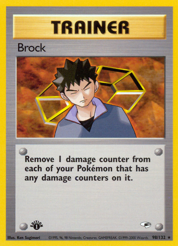 Brock – Gym Heroes 98/132 Pokémon card