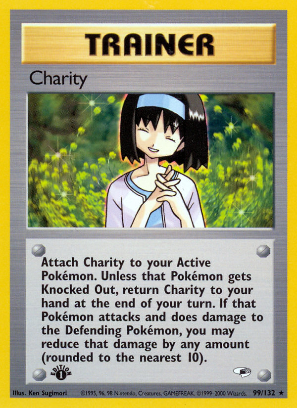 Charity – Gym Heroes 99/132 Pokémon card