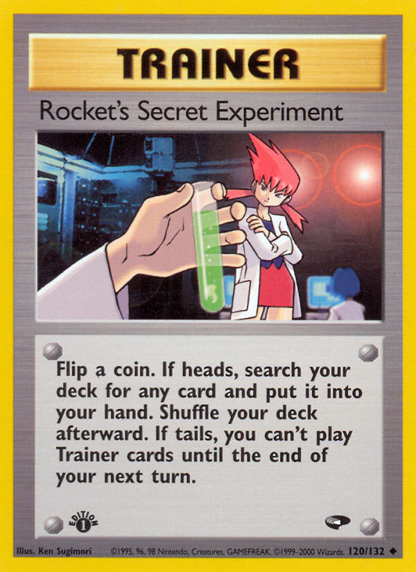 Rocket's Secret Experiment – Gym Challenge 120/132 Pokémon card