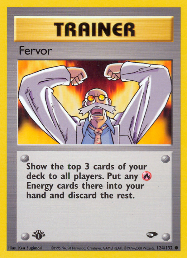 Fervor – Gym Challenge 124/132 Pokémon card