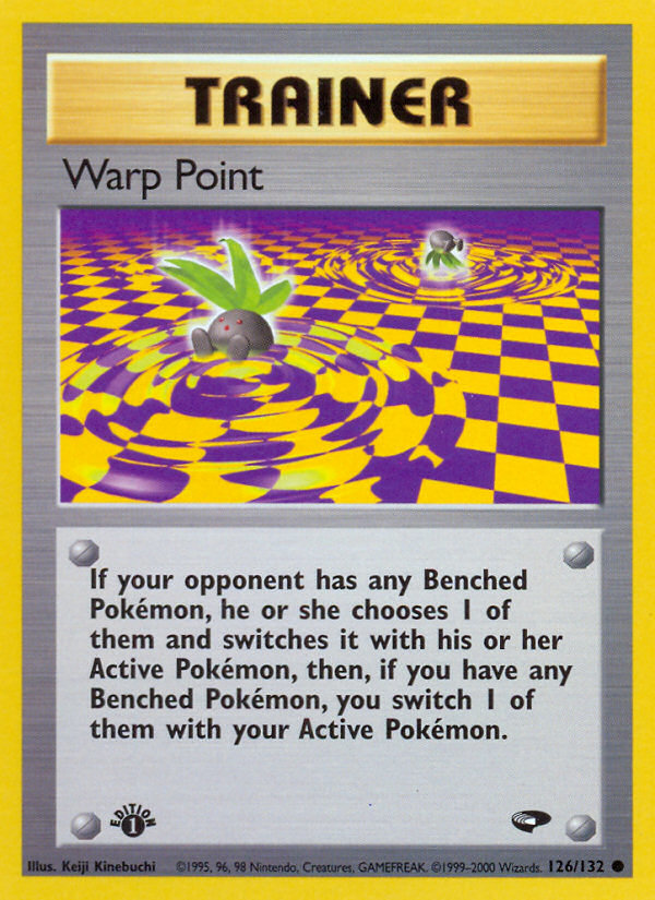 Warp Point – Gym Challenge 126/132 Pokémon card