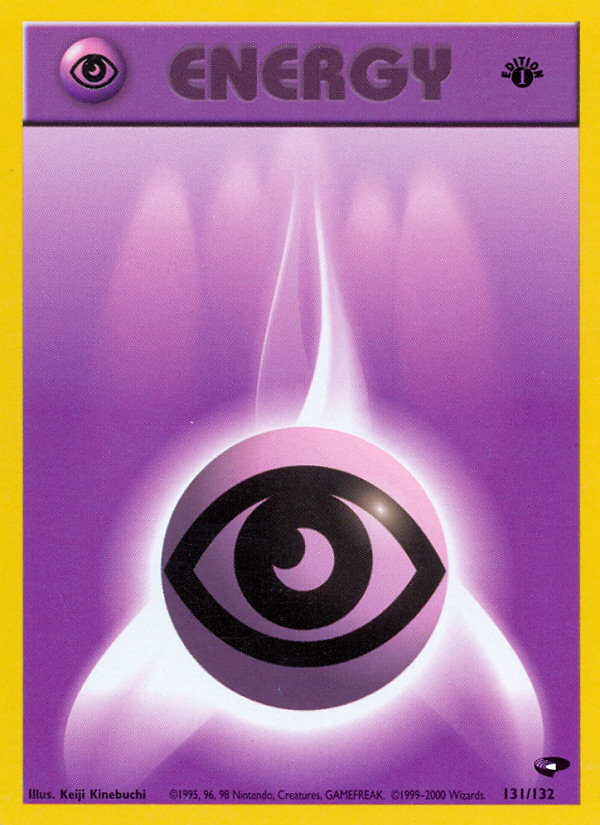 Psychic Energy – Gym Challenge 131/132 Pokémon card