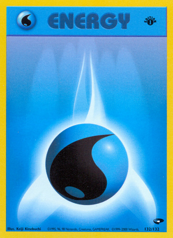 Water Energy – Gym Challenge 132/132 Pokémon card