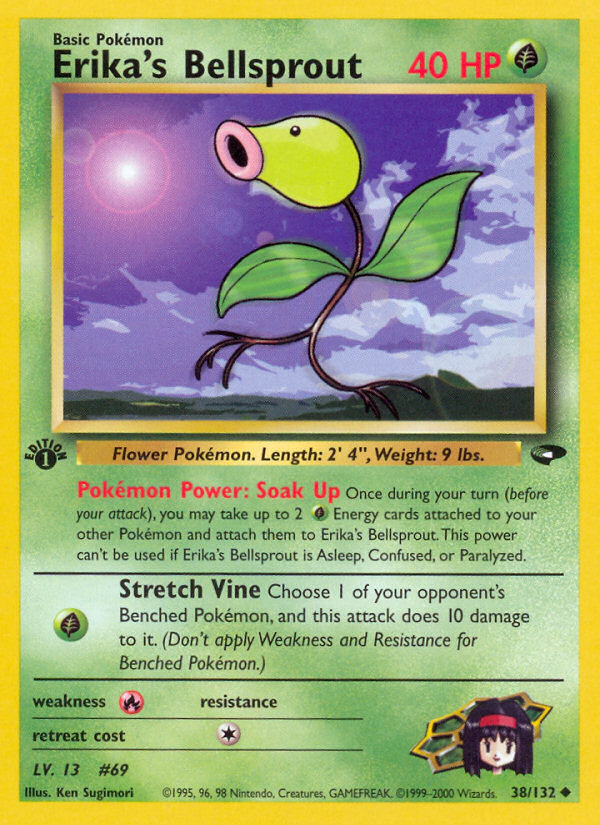Erika's Bellsprout – Gym Challenge 38/132 Pokémon card