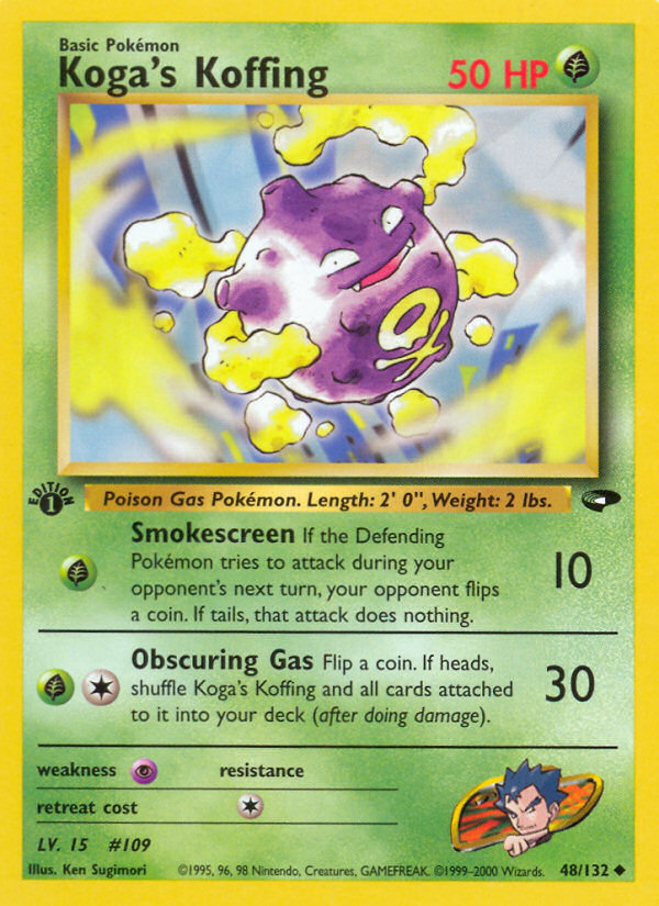 Koga's Koffing – Gym Challenge 48/132 Pokémon card