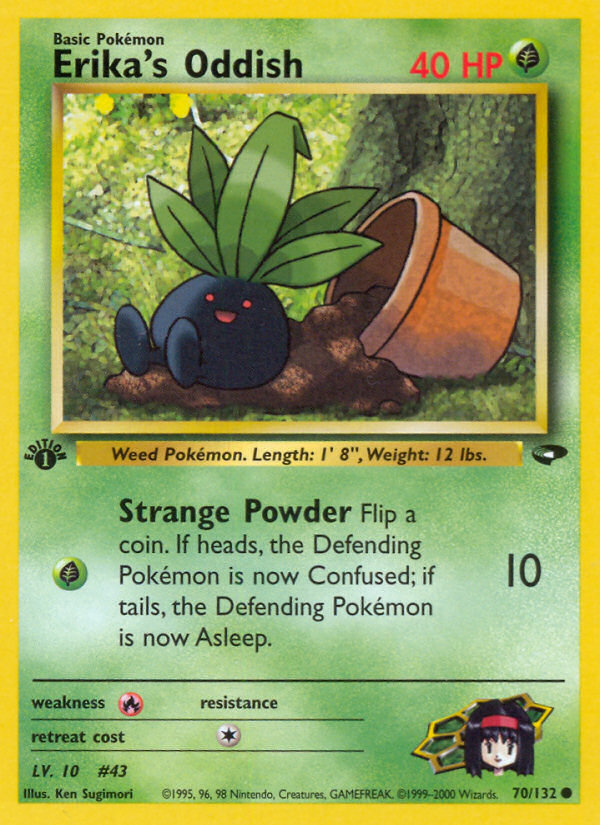 Erika's Oddish – Gym Challenge 70/132 Pokémon card