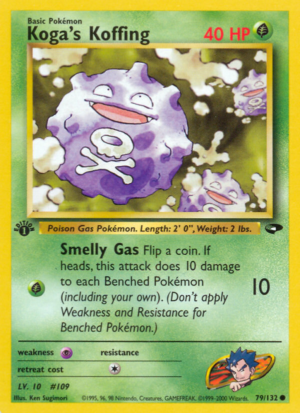 Koga's Koffing – Gym Challenge 79/132 Pokémon card