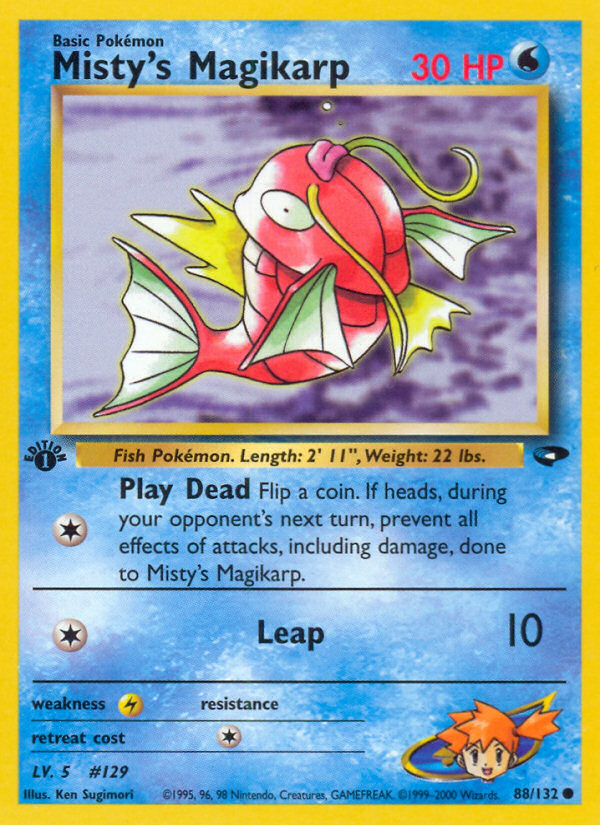 Misty's Magikarp – Gym Challenge 88/132 Pokémon card