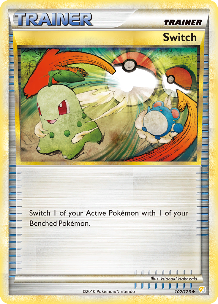 Switch – HeartGold & SoulSilver 102/123 Pokémon card