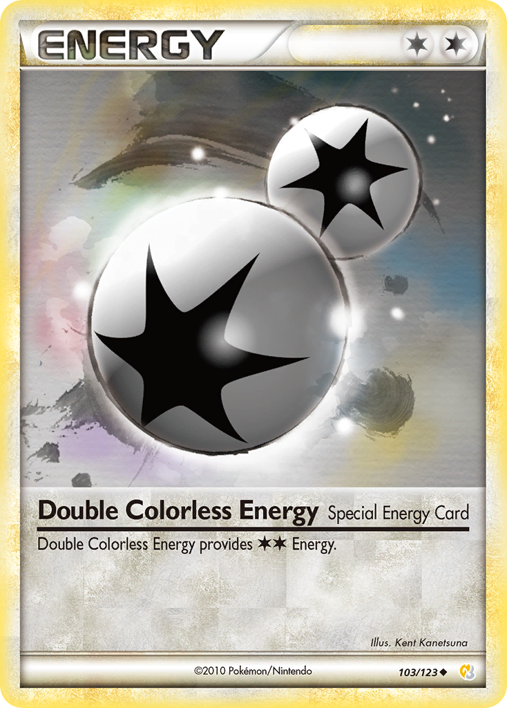 Double Colorless Energy – HeartGold & SoulSilver 103/123 Pokémon card