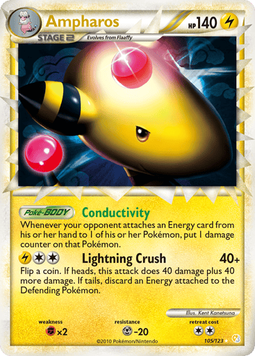 Ampharos - HeartGold & SoulSilver 105