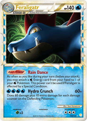Feraligatr - HeartGold & SoulSilver 108