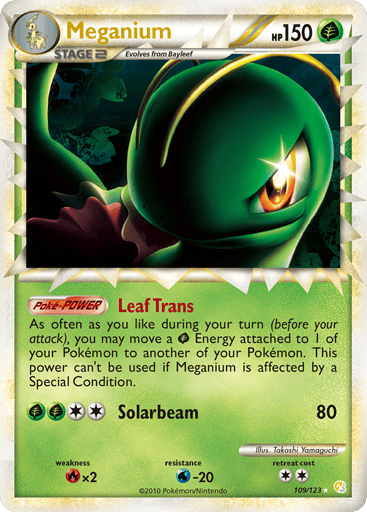 Meganium - HeartGold & SoulSilver 109