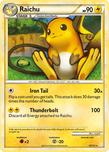 Raichu - HeartGold & SoulSilver 10