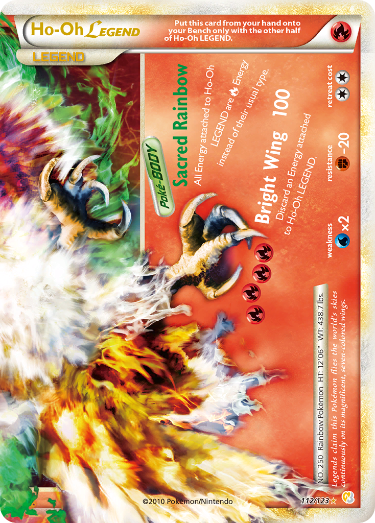 Ho-Oh LEGEND – HeartGold & SoulSilver 112/123 Pokémon card
