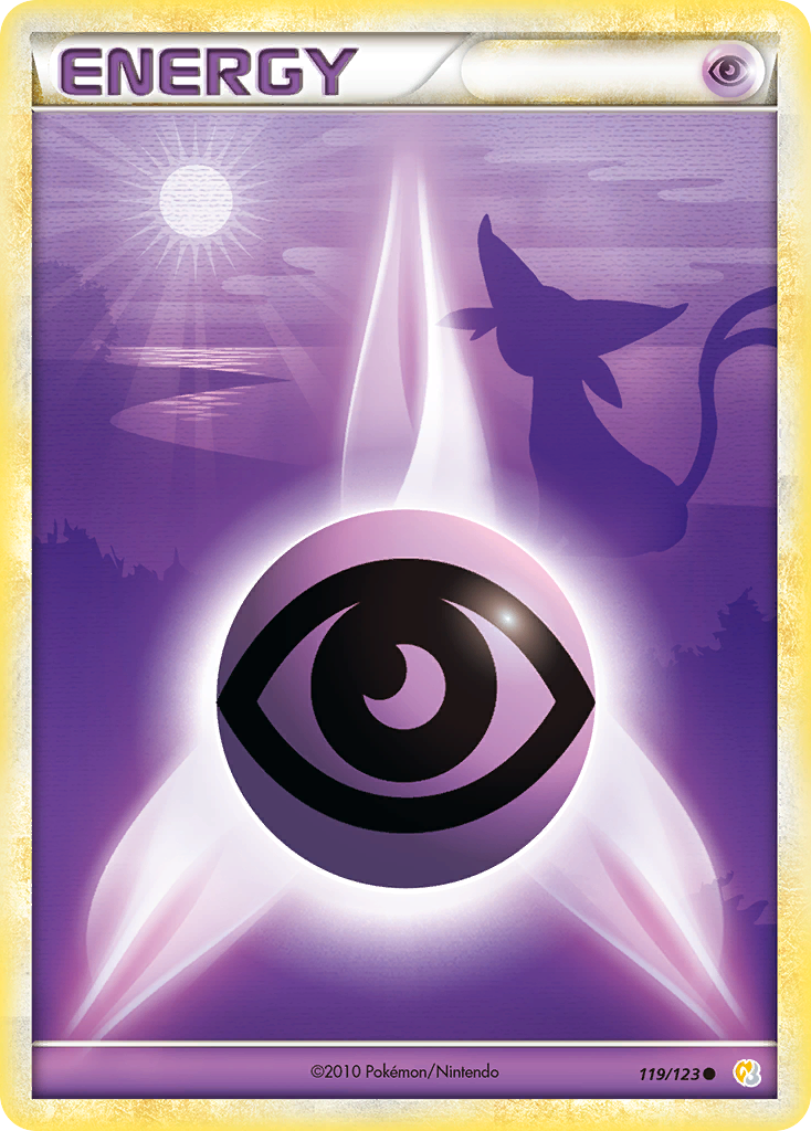 Psychic Energy – HeartGold & SoulSilver 119/123 Pokémon card