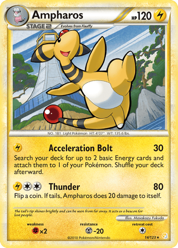 Ampharos - HeartGold & SoulSilver 14