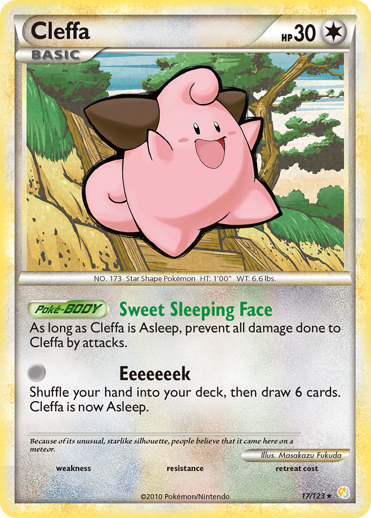 Cleffa – HeartGold & SoulSilver 17/123 Pokémon card