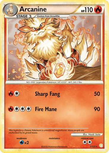 Arcanine - HeartGold & SoulSilver 1