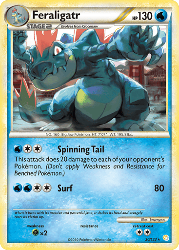Feraligatr - HeartGold & SoulSilver 20