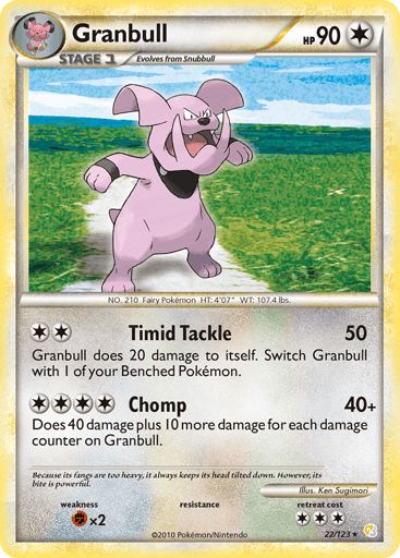 Granbull - HeartGold & SoulSilver 22
