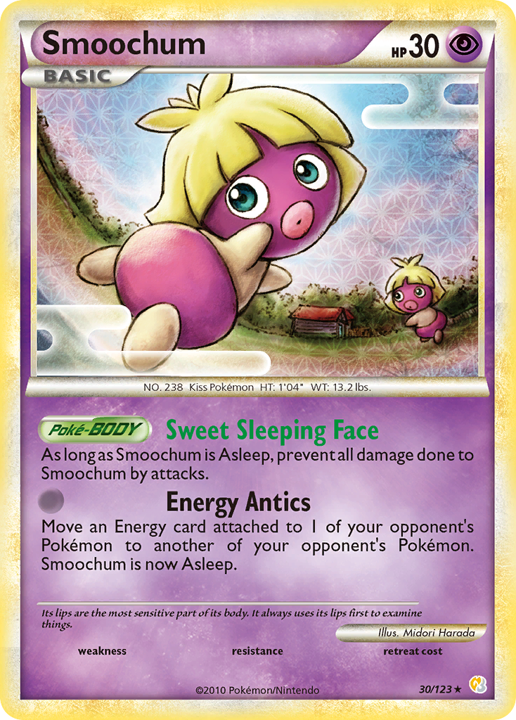 Smoochum – HeartGold & SoulSilver 30/123 Pokémon card