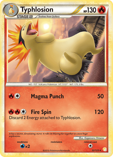 Typhlosion - HeartGold & SoulSilver 32