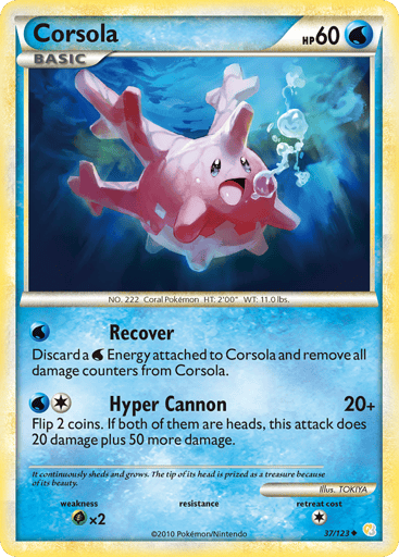 Corsola - HeartGold & SoulSilver 37