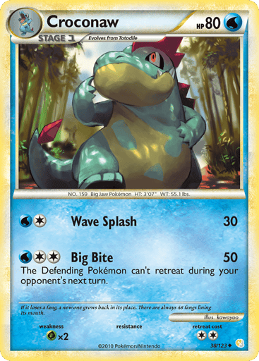 Croconaw - HeartGold & SoulSilver 38