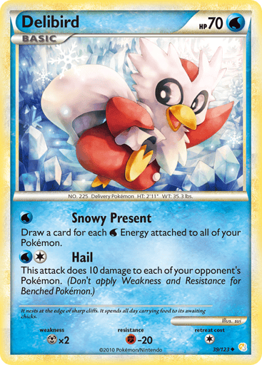 Delibird - HeartGold & SoulSilver 39