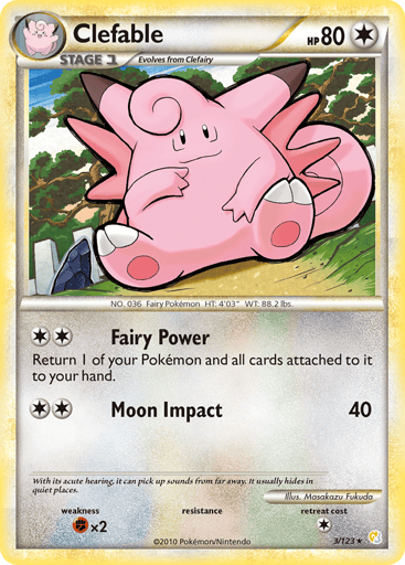 Clefable - HeartGold & SoulSilver 3