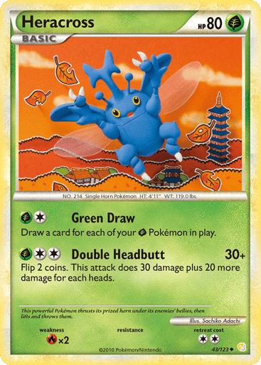 Heracross - HeartGold & SoulSilver 43