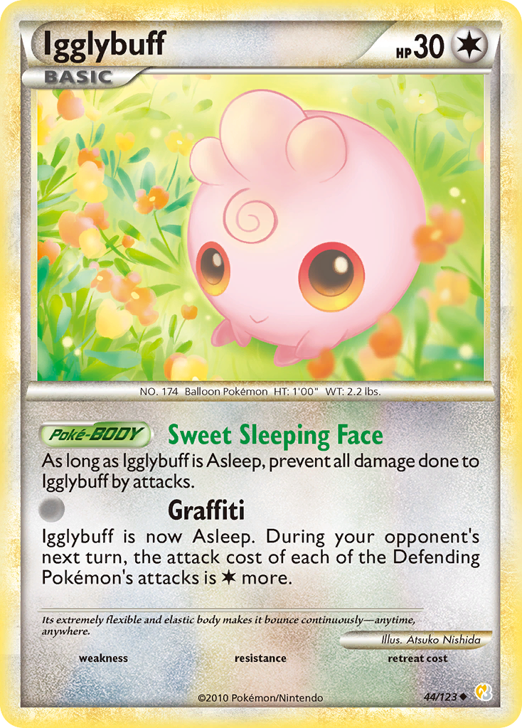 Igglybuff – HeartGold & SoulSilver 44/123 Pokémon card