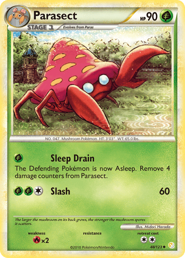 Parasect - HeartGold & SoulSilver 48
