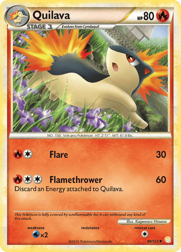 Quilava - HeartGold & SoulSilver 49
